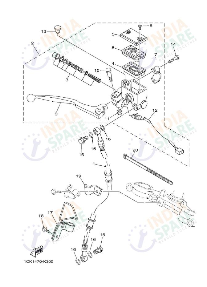 FRONT MASTER CYLINDER